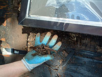 Window sill and box rotten can lead to further damage in the roof sheathing.